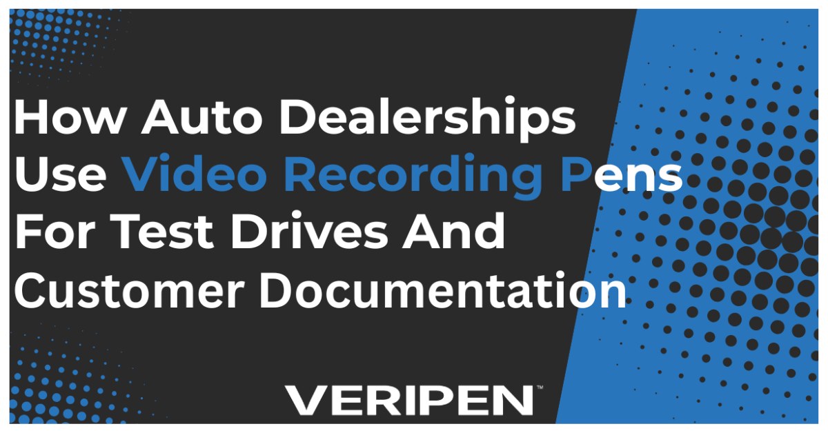 How Auto Dealerships Use Video Recording Pens for Test Drives and Customer Documentation